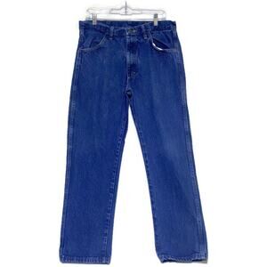 Rustler Blue Denim Jeans Men's Size 34 x 30 Straight Leg